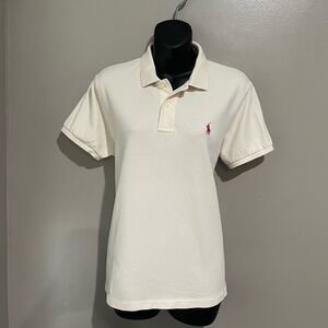 Ralph Lauren Cream Polo Shirt